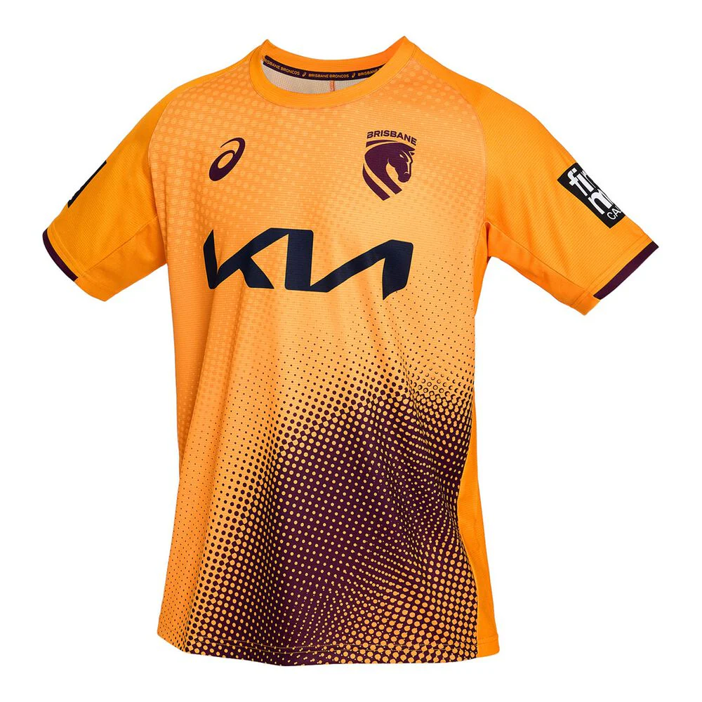 Brisbane Broncos Mens 2026 Training Tee Gold