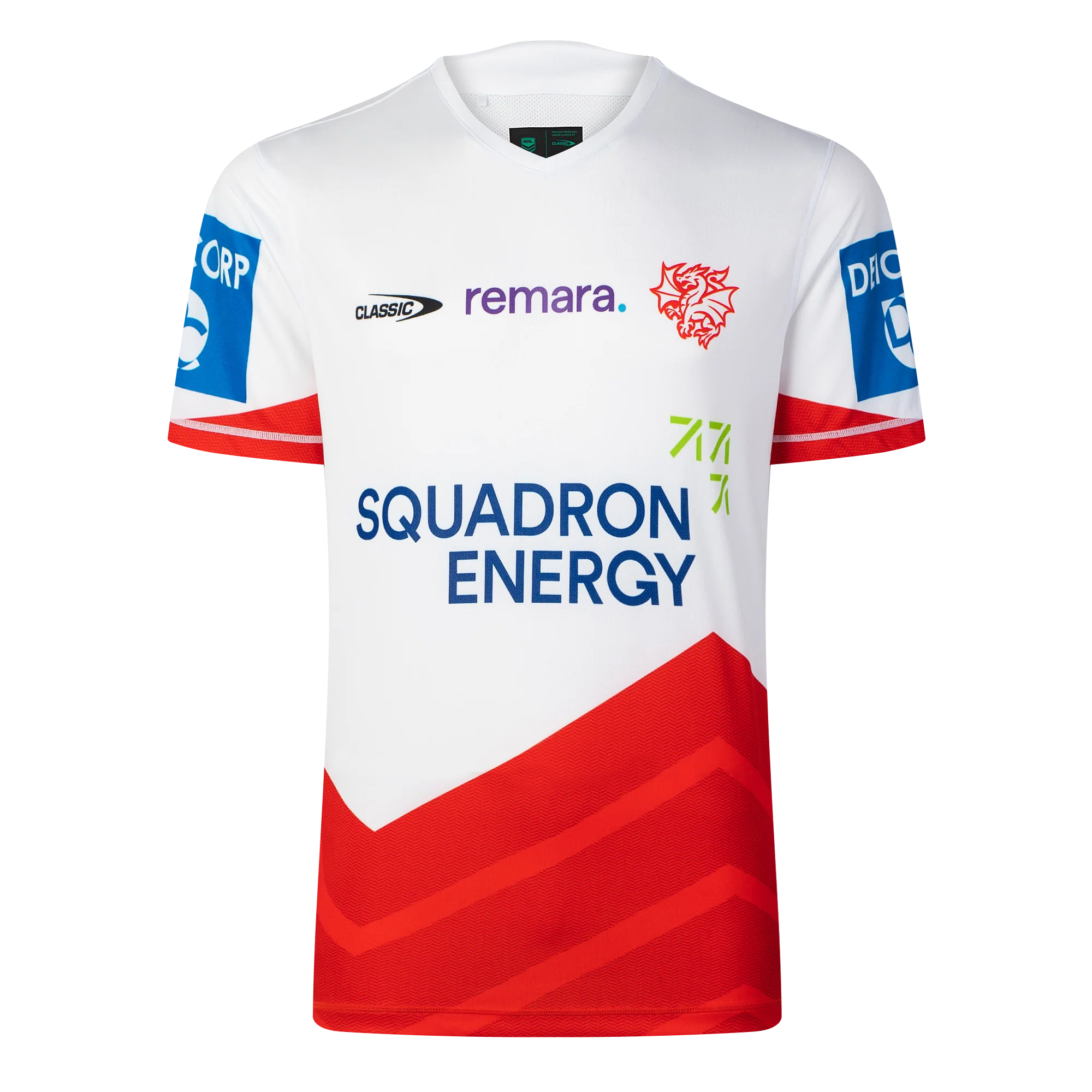St George Illawarra Dragons Mens 2026 Pro Training Tee White