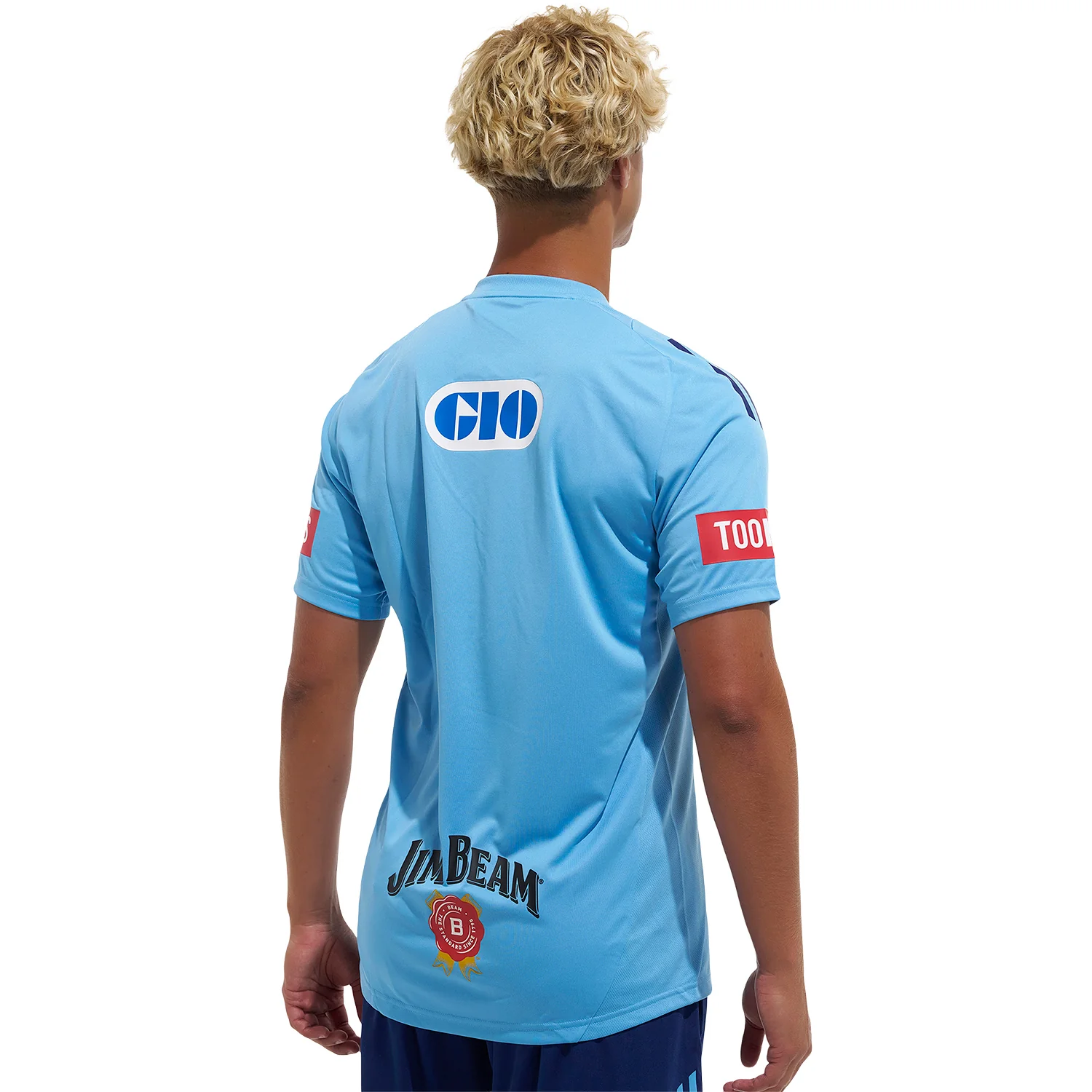 NSW Blues Mens 2026 Perf Tee Light Blue - Image 3