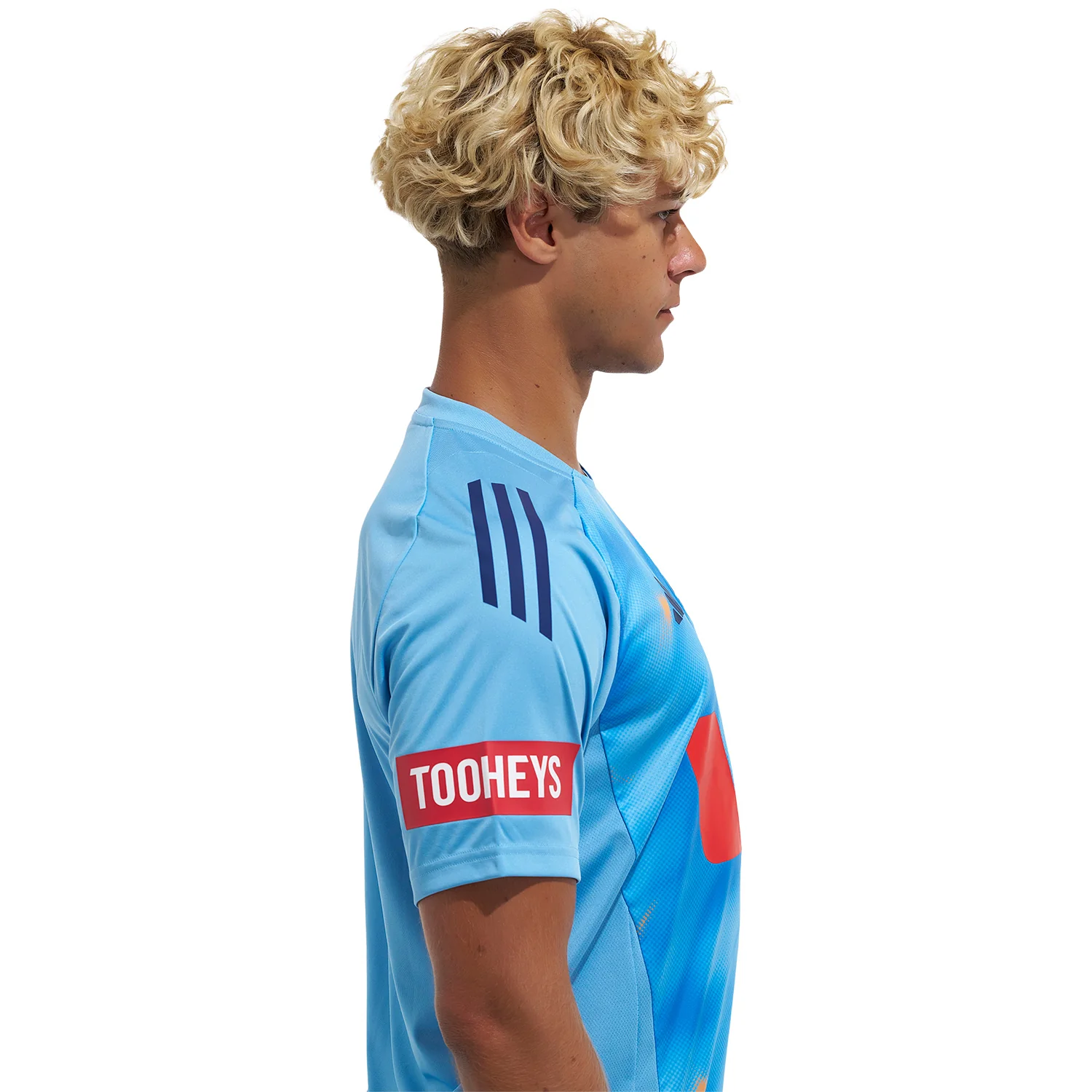 NSW Blues Mens 2026 Perf Tee Light Blue - Image 5