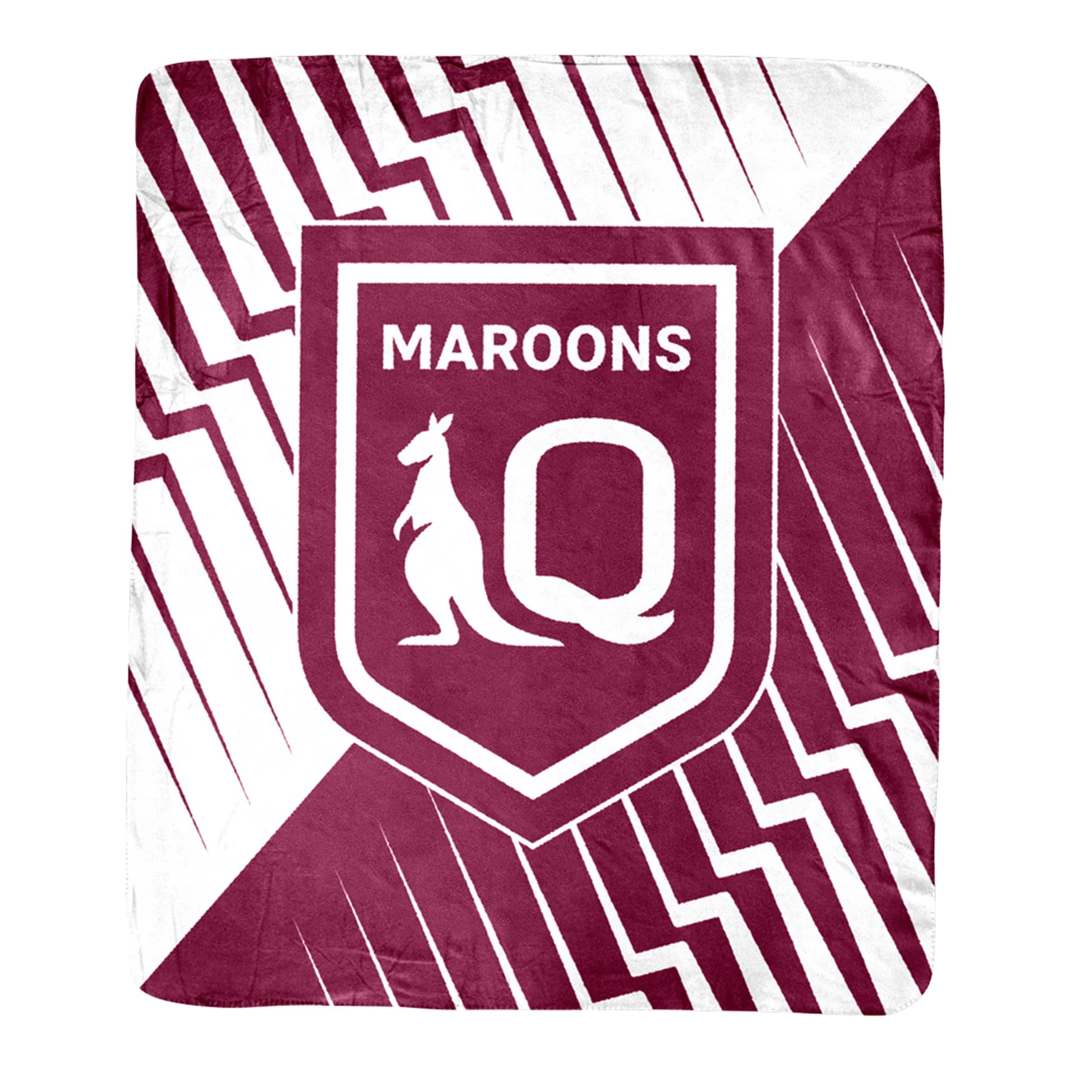 QLD Maroons Coral Fleece Rug