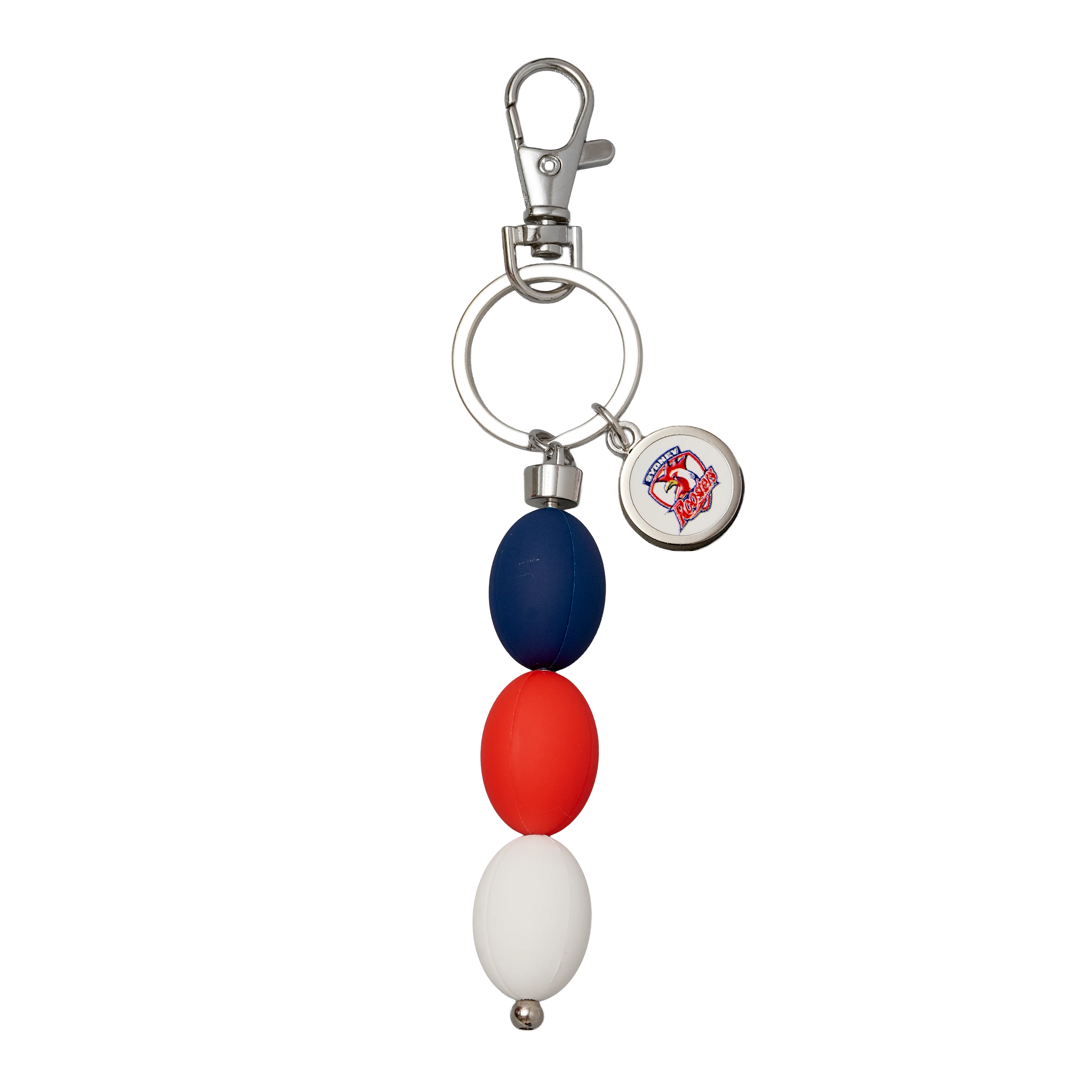 Sydney Roosters 3 Ball Charm Keyring