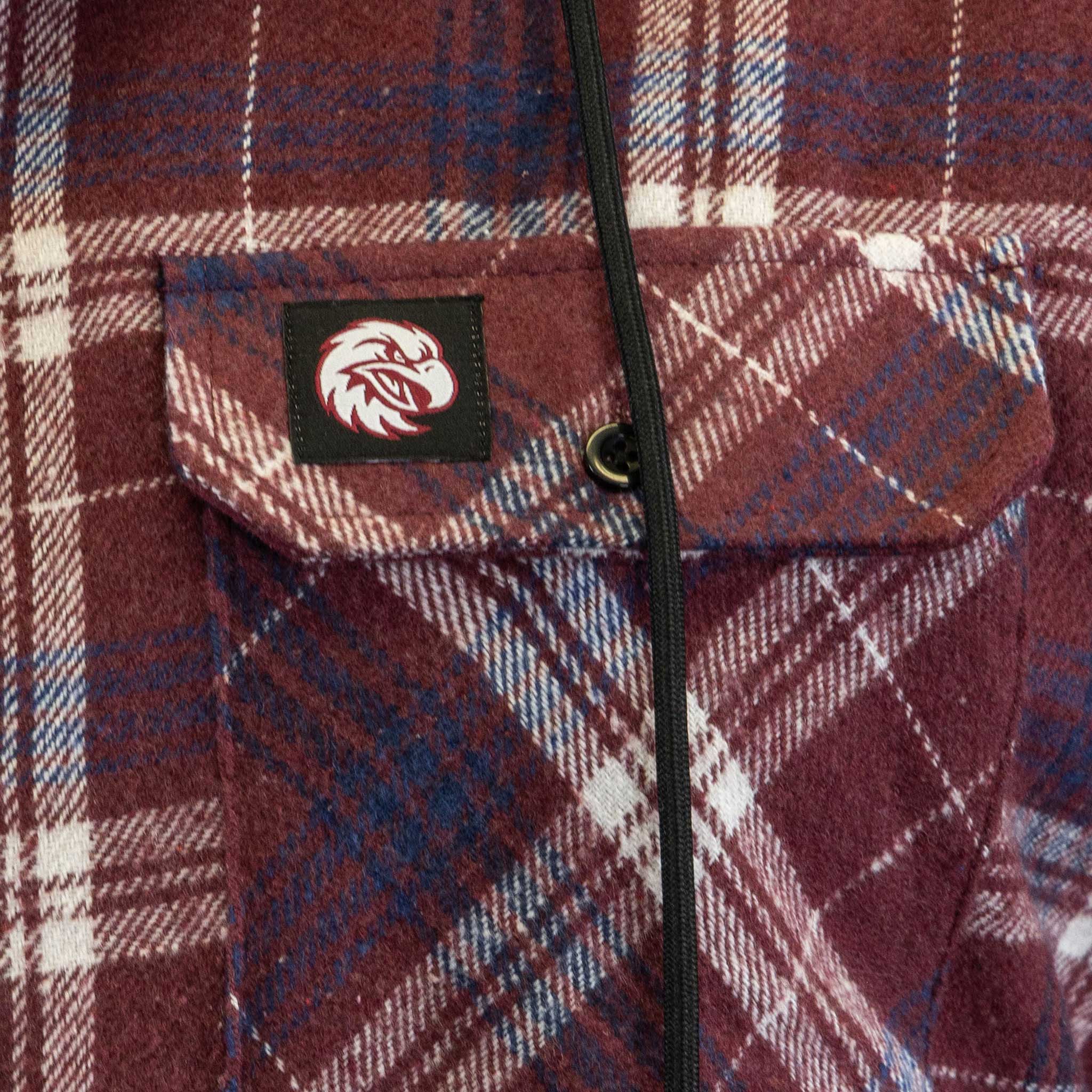 Manly Warringah Sea Eagles Hooded Flannel Shirt - Image 2