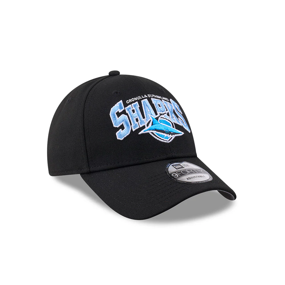 Cronulla-Sutherland Sharks 9Forty Logo Arch Cap - Image 4