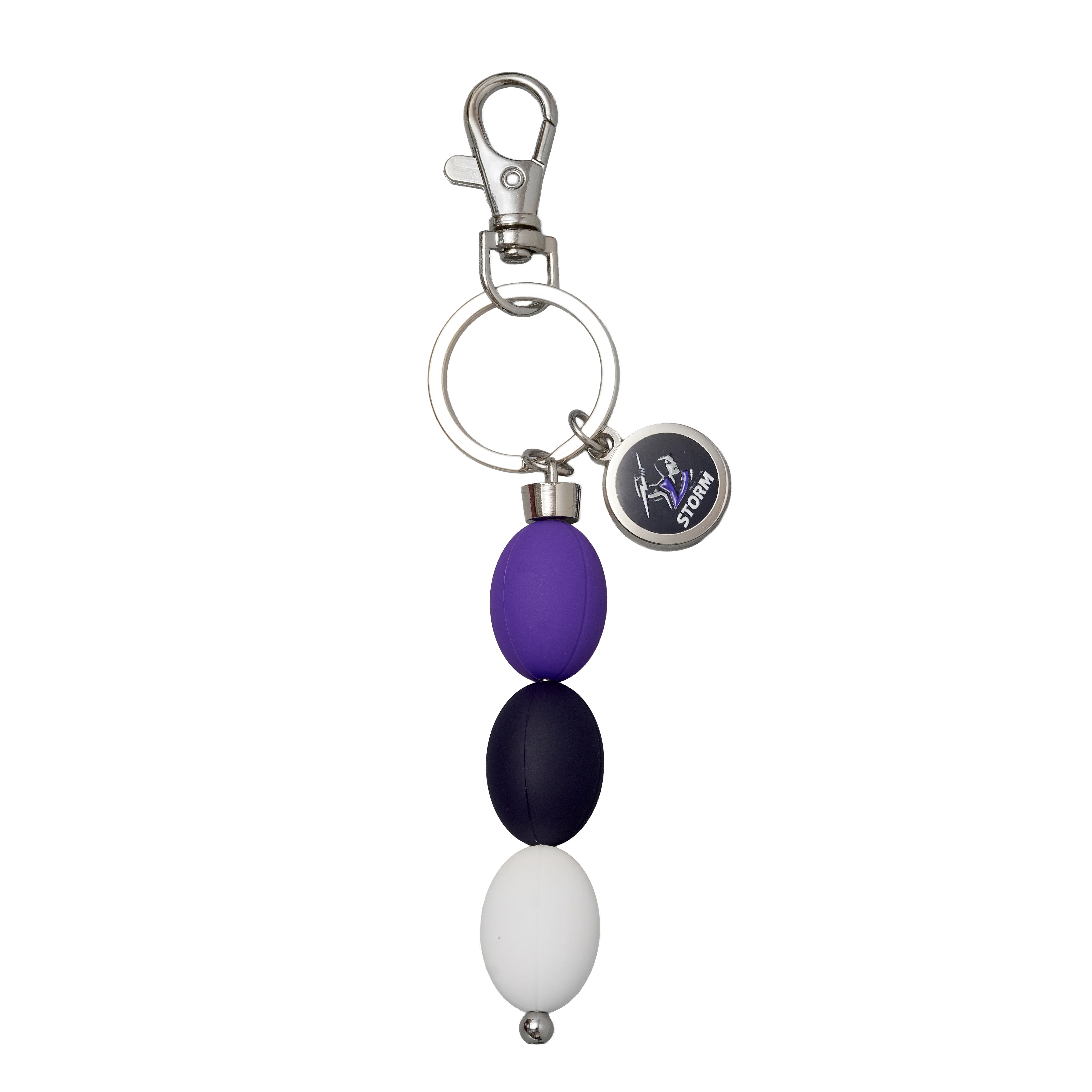 Melbourne Storm 3 Ball Charm Keyring